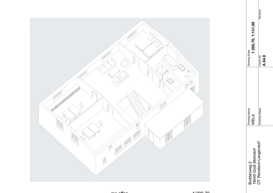 Haupthaus · 3D-Raumblick EG