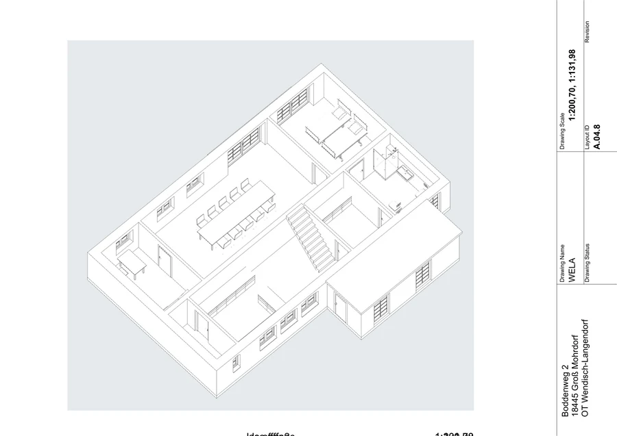 Haupthaus · 3D-Raumblick OG